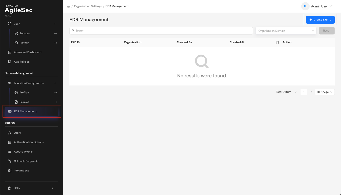 Generating EDR ID step 1