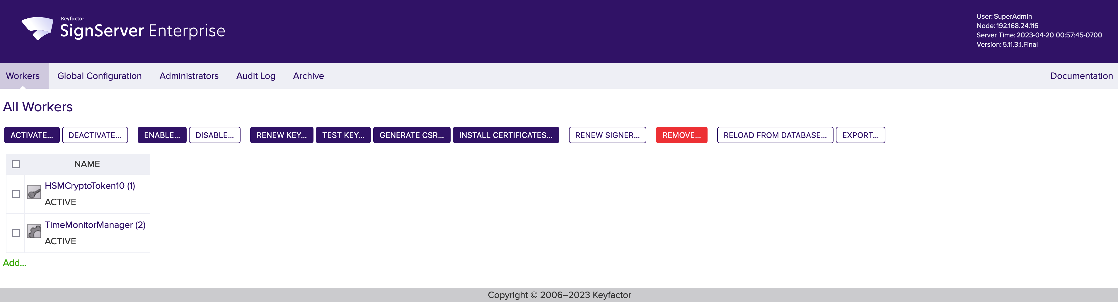 Administration Web pages.png
