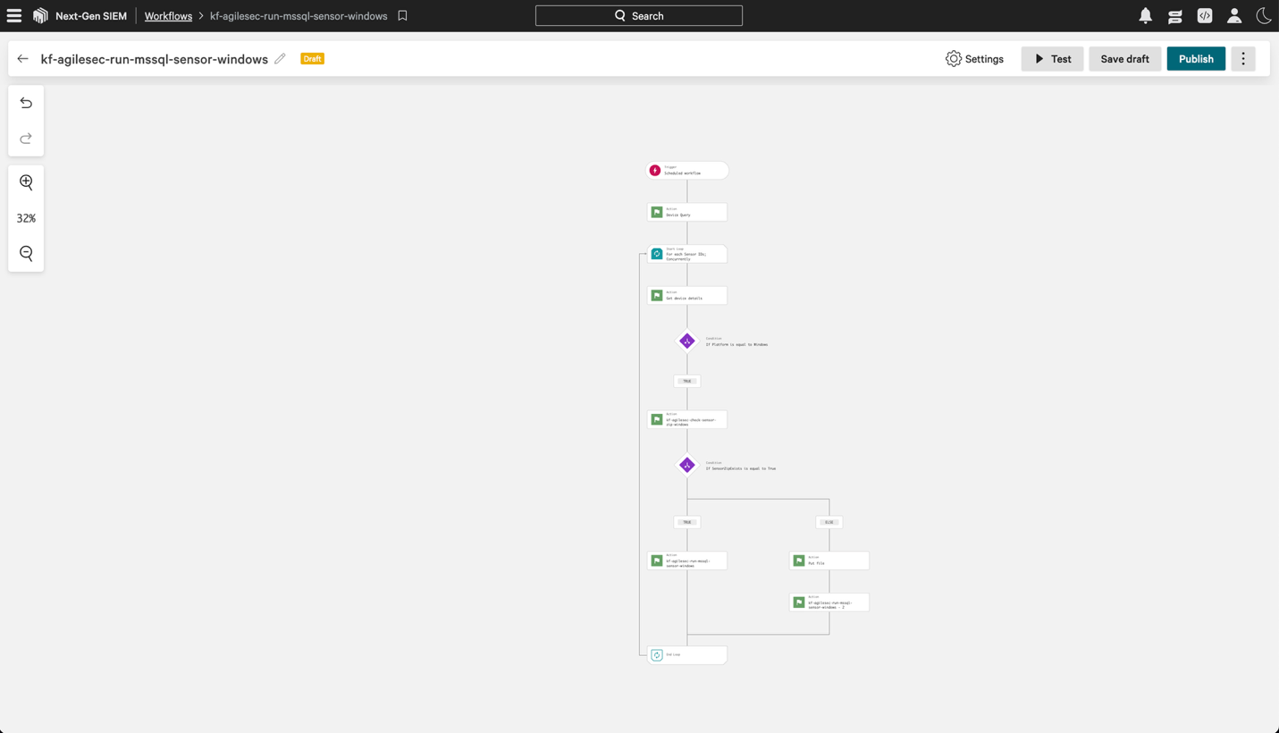 Crowdstrike workflow step 6.27