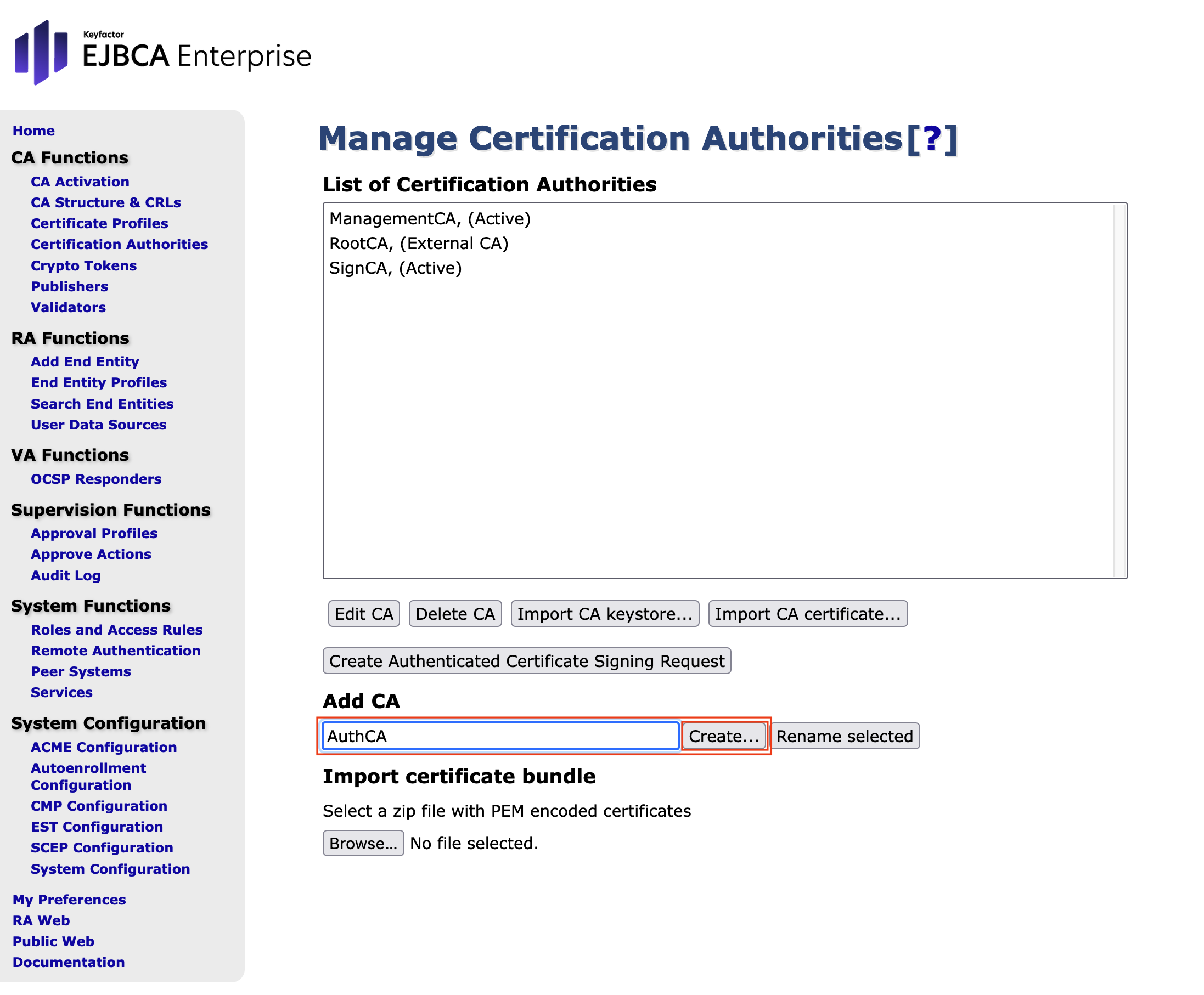 Create the AuthCA in Node A.png