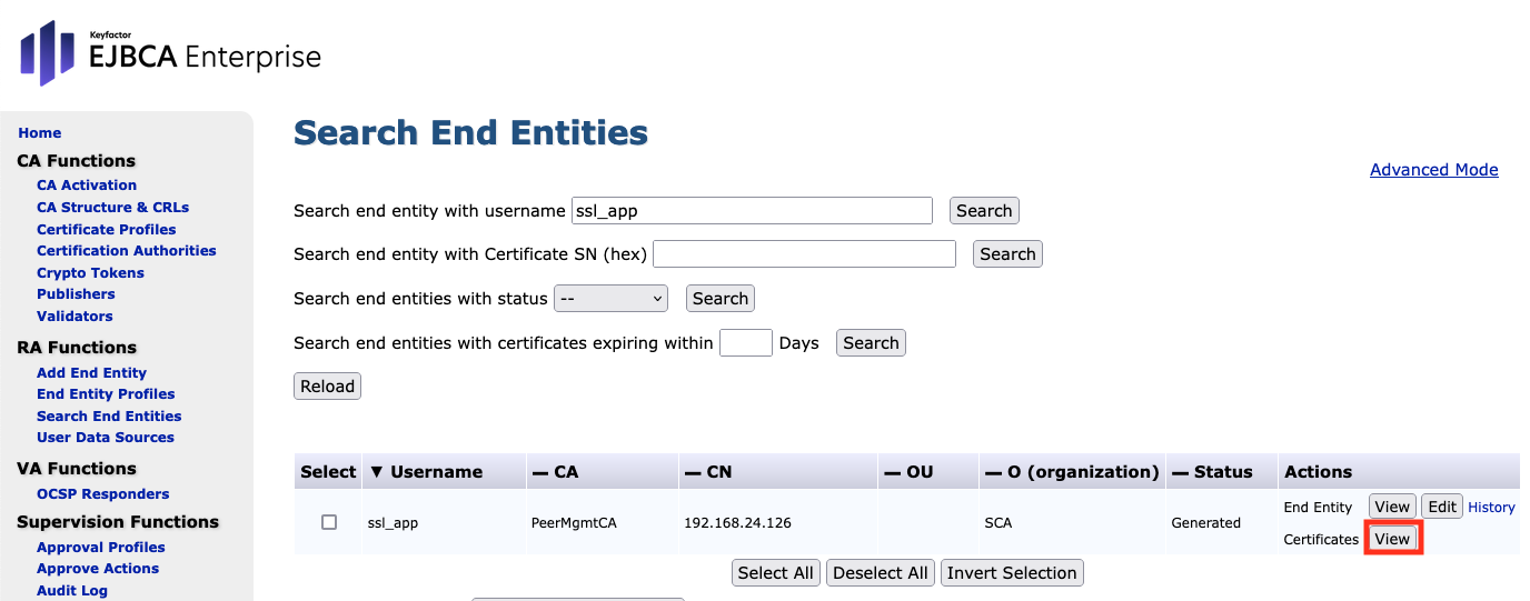 View Certificate of End Entity.png