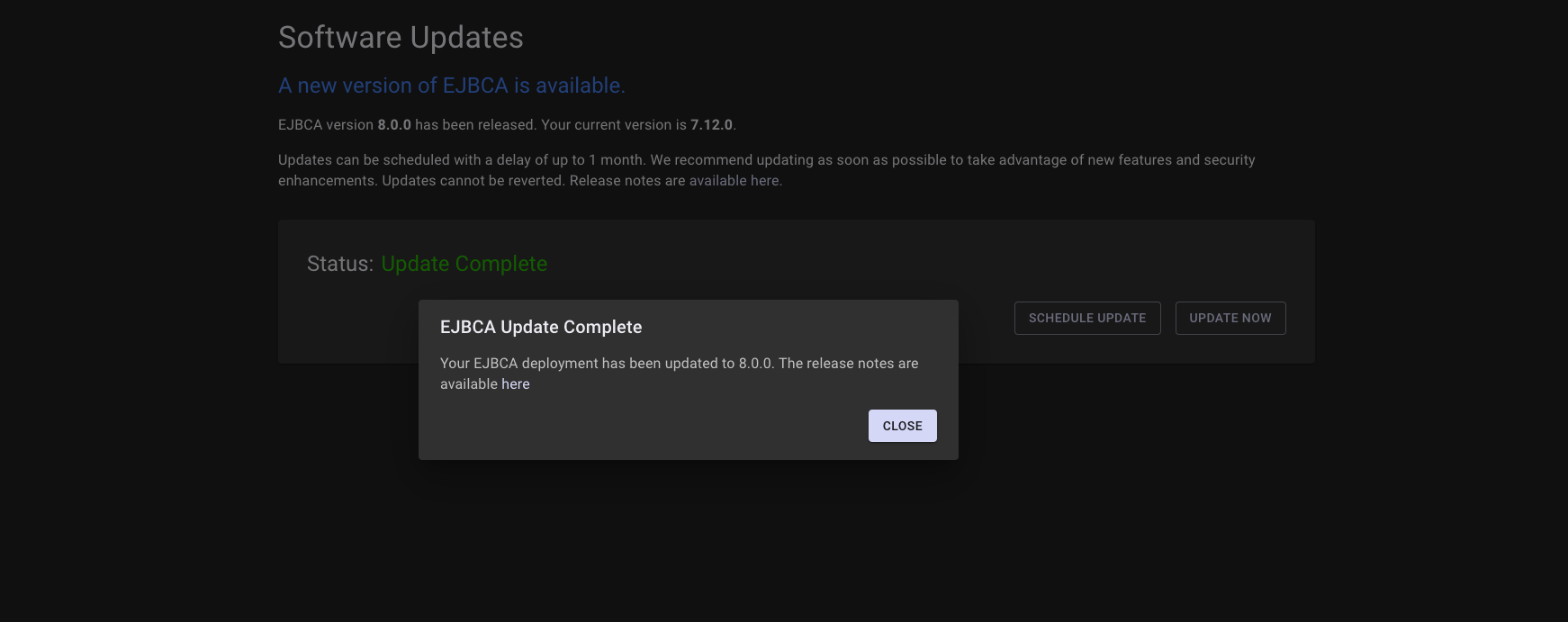 UpdateComplete