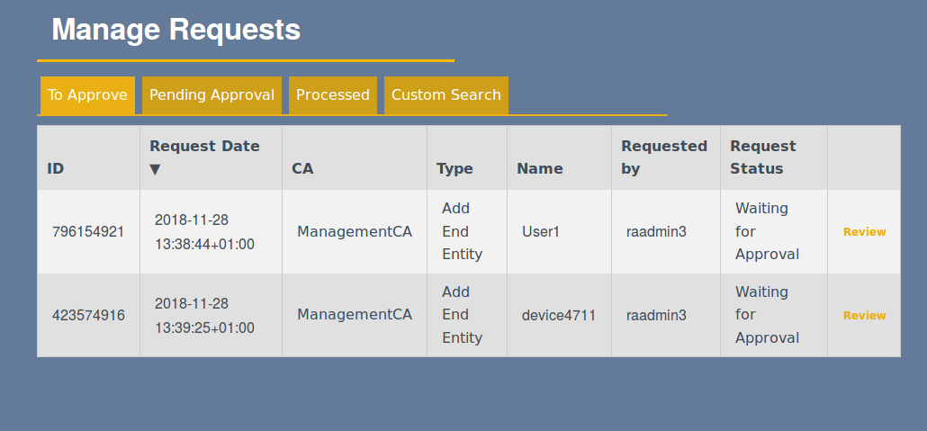 Using EJBCA as a Certificate Management System (CMS) | Keyfactor Docs