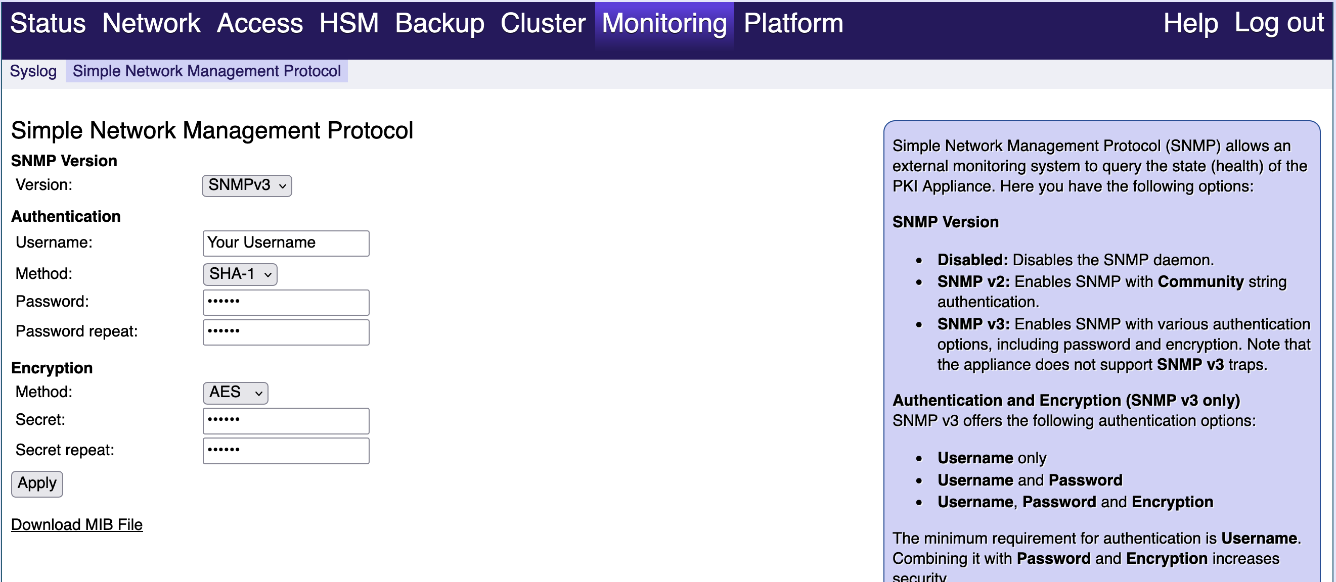 WebConf Monitoring SNMPv3.png